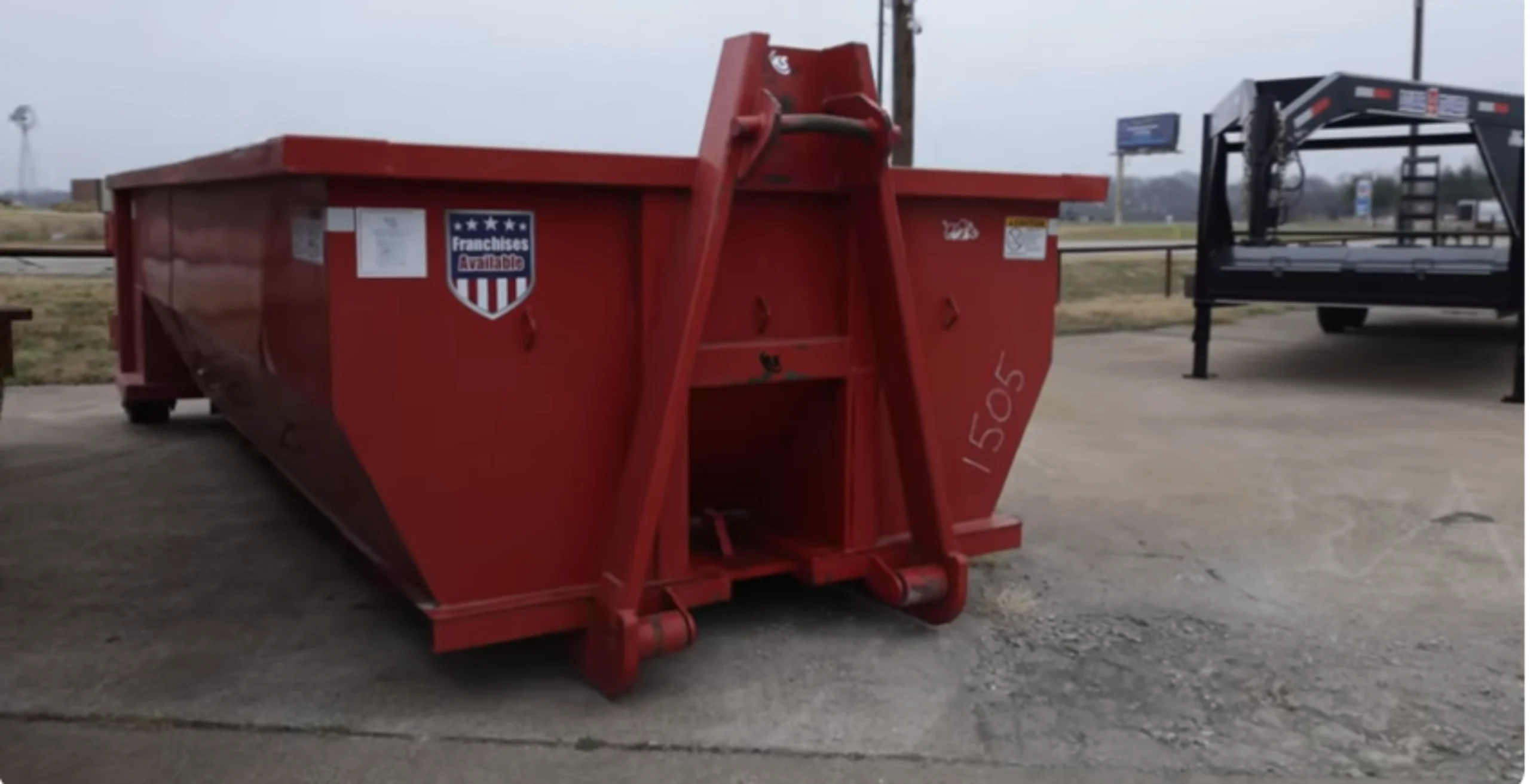 Dumpster rental truck in Owensboro KY